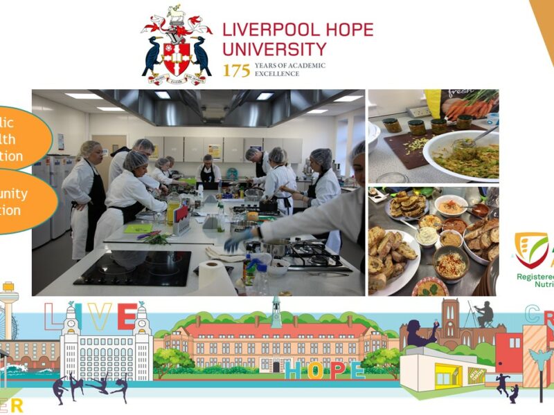 Liverpool Hope University - Dr Leo Stevenson Subject Lead, Nutrition