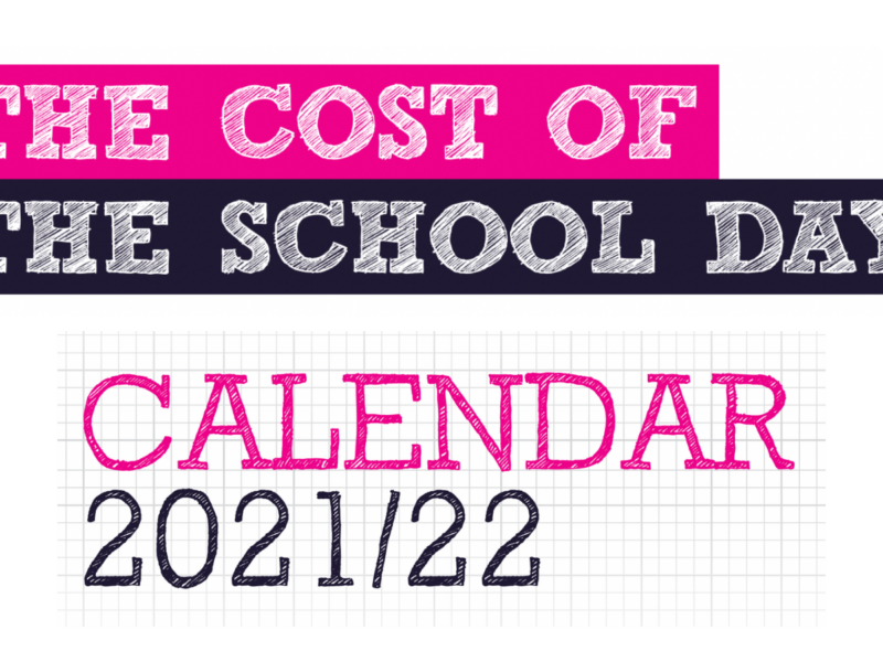 The Cost of the School Day Calendar 2021/22 (Church Action on Poverty)