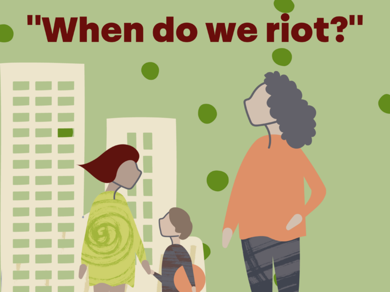 “When do we riot?”