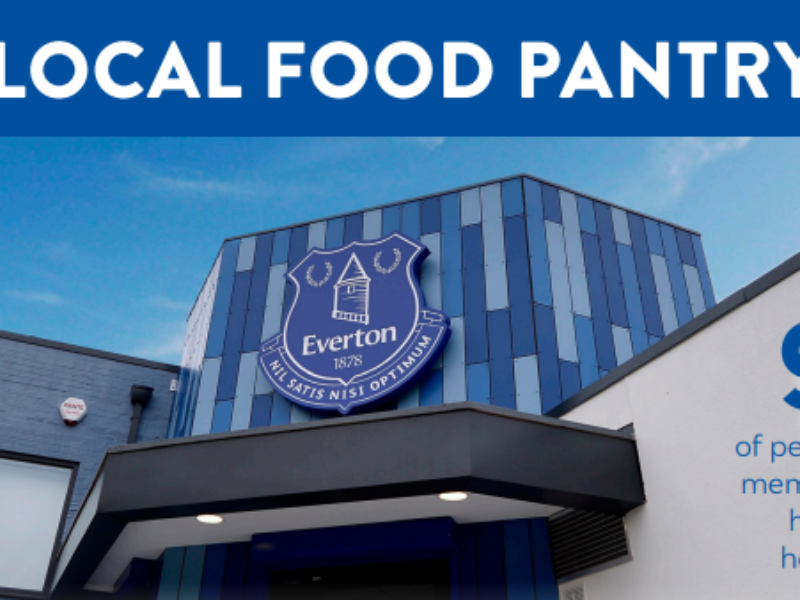 Everton in the Community to launch food pantry