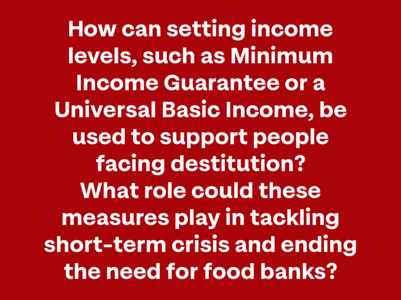 Measures for setting income levels and their role in tackling short-term crisis