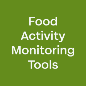 Food activity monitoring tools