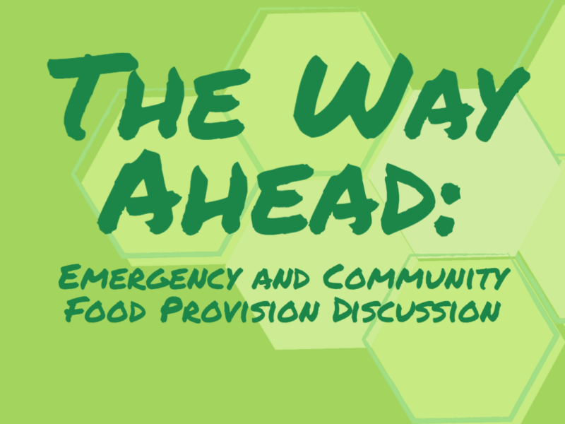 The Way Ahead: Emergency and Community Food Provision Discussion